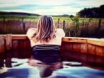 From the hot tub From the hot tub